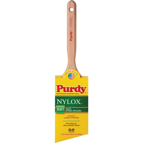 Pinceau Nylox Glide, Nylon, Manche Bois, Largeur de 3" Nuna Depot Inc.