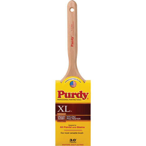 Pinceau XL Bow, Poly/nylon, Manche Bois, Largeur de 3" Nuna Depot Inc.