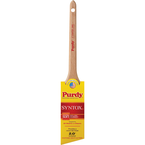 Pinceau &agrave; angle Syntox, Synth&eacute;tique, Manche Bois, Largeur de 2" Nuna Depot Inc.
