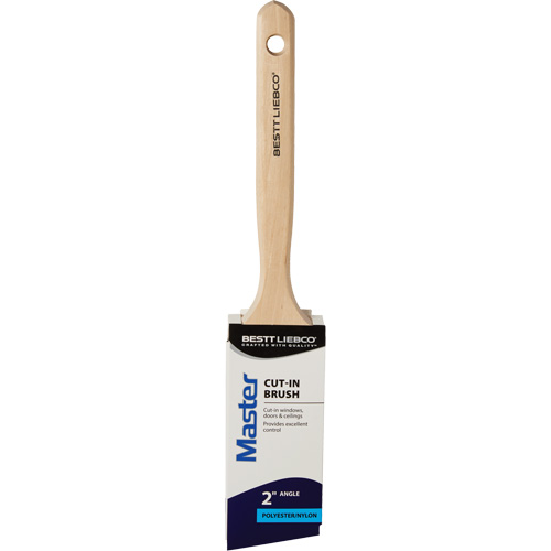 Master Cut-In Brush, Poly/Nylon, Wood Handle, 2" Width Nuna Depot Inc.
