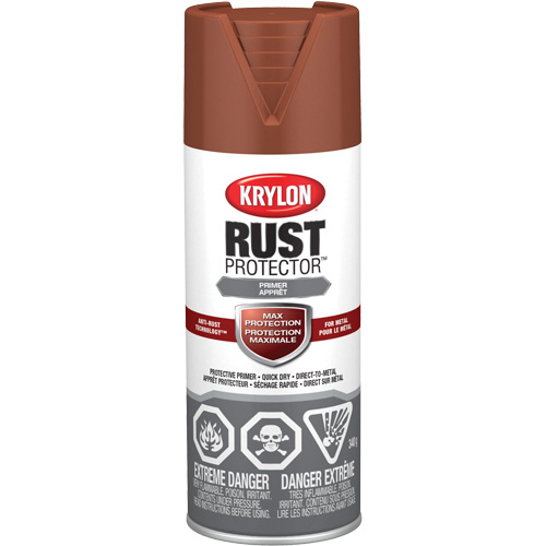 Rust Protector&reg; Enamel Paint, Red Oxide Primer, Very Flat, 12 oz., Aerosol Can Nuna Depot Inc.