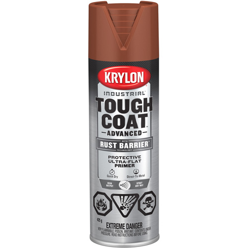 Peinture Tough Coat avec technologie Rust Barrier, Appr&ecirc;t oxyde rouge, Ultra-mat, 425 g, Canette a&eacute;rosol Nuna Depot Inc.