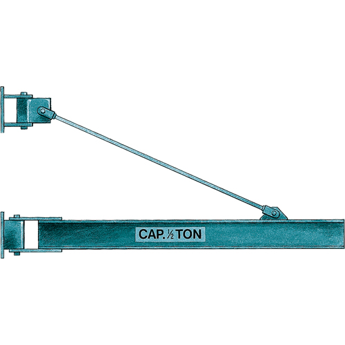 Wall Jibs, I Beam, 3-3/8" Flange Width, 2000 lbs. (1 tons) Capacity Nuna Depot Inc.