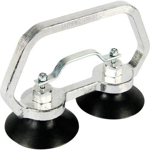 Appareils &agrave; ventouses - Ventouse double industrielle, 30 lb Capacit&eacute;, 3", Barre &agrave; tirer, 7" Longueur de la manche Nuna Depot Inc.