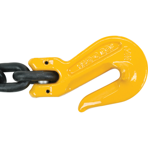 Chain Slings, 80 Chain, Double Legs, Oblong & Slip Hooks, 5/8" x 10' Nuna Depot Inc.