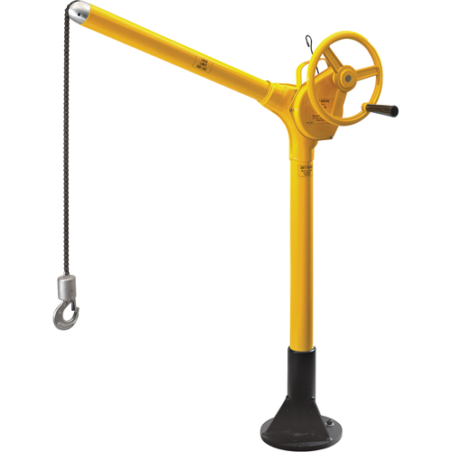 Tall Industrial Lifting Device with Bolt-Down Base, 500 lbs. (0.25 tons) Capacity Nuna Depot Inc.