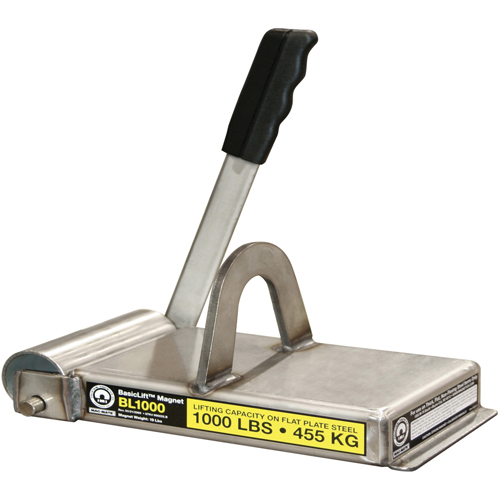 Basiclift Magnets, 1000 lbs. (0.5 tons) Holding Cap., 11" L x 5-5/8" W x 5-1/2" H Nuna Depot Inc.