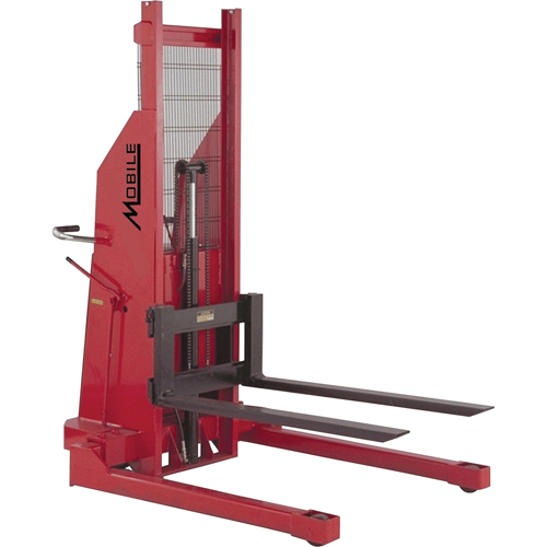 Gerbeur hydraulique, Fonctionnement &eacute;lectrique, Capacit&eacute; 1500 lb, Lev&eacute;e max 60" Nuna Depot Inc.