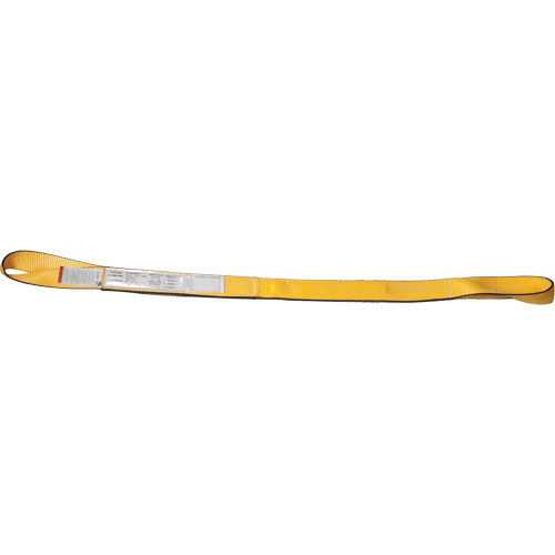 Nylon Slings, Single Ply, Twisted Eye, Type 4, 1" W x 3' L, 1600 lbs. Vertical Load Limit Nuna Depot Inc.