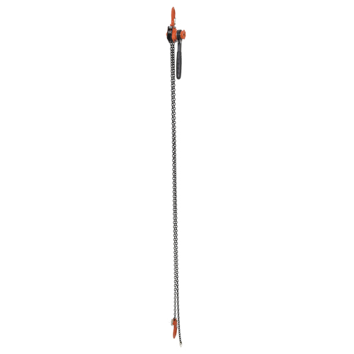 Mini Lever Hoist, 10' Lift, 1000 lbs. (0.5 tons) Capacity, Steel Chain Nuna Depot Inc.