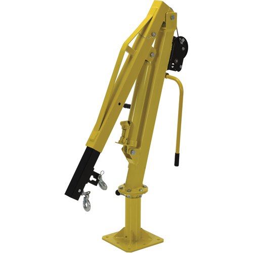 Winch Operated Truck Jib Crane, 500 lbs. (0.25 tons) Capacity, 102' Max. Clearance Nuna Depot Inc.