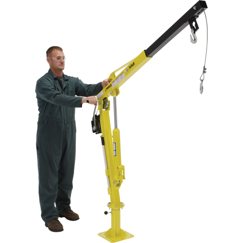 Winch Operated Truck Jib Crane, 500 lbs. (0.25 tons) Capacity, 102' Max. Clearance Nuna Depot Inc.
