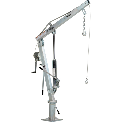 Winch Operated Truck Jib Crane, 500 lbs. (0.25 tons) Capacity, 99" Max. Clearance Nuna Depot Inc.