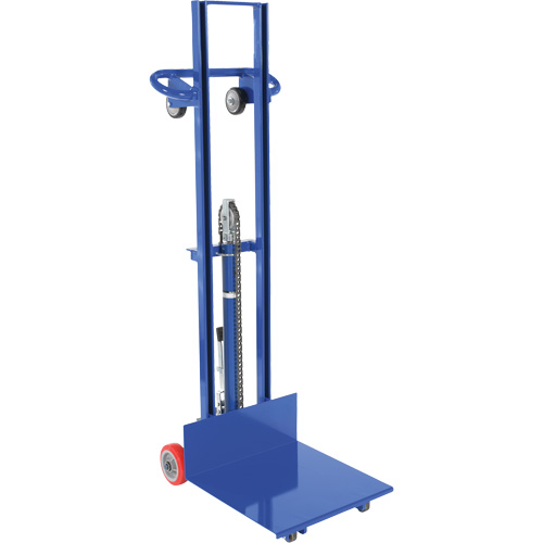 Gerbeur hydraulique &agrave; plateforme, M&eacute;canisme Pompe au pied, Capacit&eacute; de 400 lb, Levage max de 51-1/8" Nuna Depot Inc.
