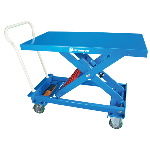 MobiLeveler&reg; Mobile Self-Levelling Scissor Lift Work Table, 39-4/5" L x 20-1/2" W, Steel, 880 lbs. Capacity Nuna Depot Inc.