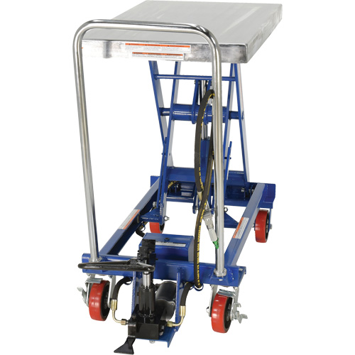 Pneumatic Hydraulic Scissor Lift Table, Steel, 32-1/2" L x 19-3/4" W, 1000 lbs. Cap. Nuna Depot Inc.