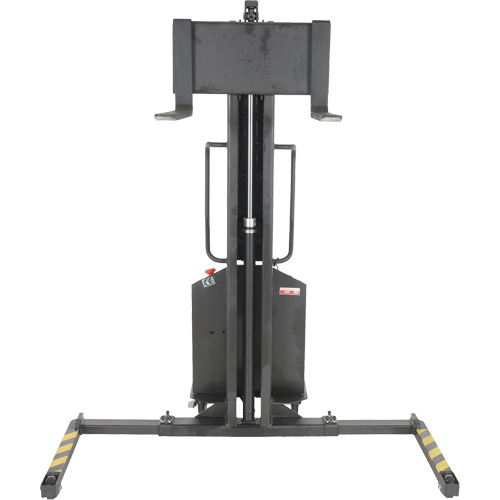 Narrow Mast Powered Lift Stacker, Electric Operated, 1000 lbs. Capacity, 63" Max Lift Nuna Depot Inc.