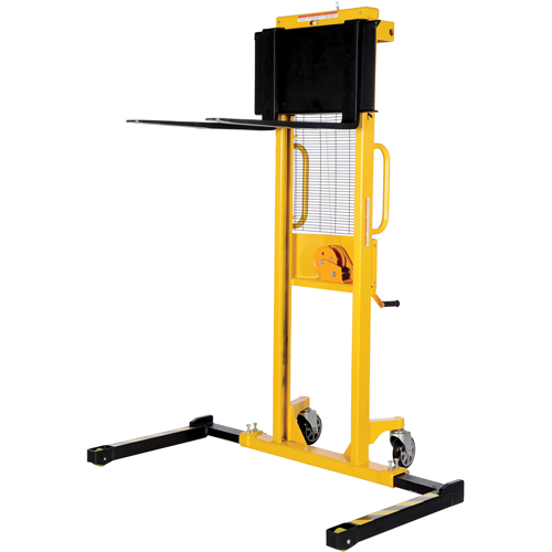 Manual Stacker, Hand Winch Operated, 770 lbs. Capacity, 60" Max Lift Nuna Depot Inc.