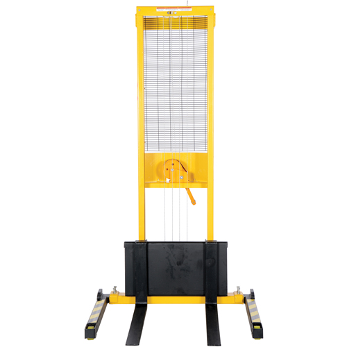 Manual Stacker, Hand Winch Operated, 770 lbs. Capacity, 60" Max Lift Nuna Depot Inc.