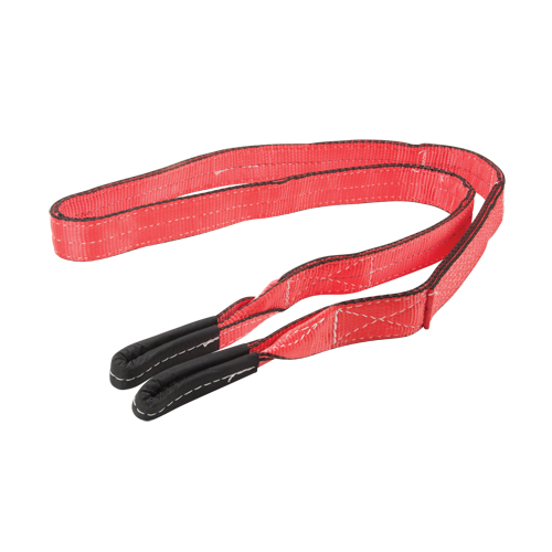 Polyester Sling, Double Ply, Twisted Eye, Type 4, 4'' W x 10' L, 11000 lbs. Vertical Cap. Nuna Depot Inc.