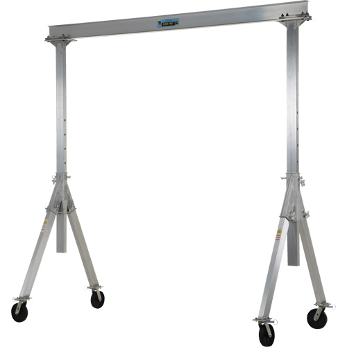 Grue-portique ajustable en aluminium, 8' lo, Capacit&eacute; 2000 lb (1 tonne) Nuna Depot Inc.