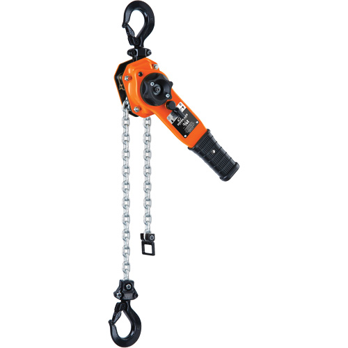 Series 653-A Ratchet Lever Hoist, 20' Lift, 1500 lbs. (0.75 tons) Capacity, Steel Chain Nuna Depot Inc.