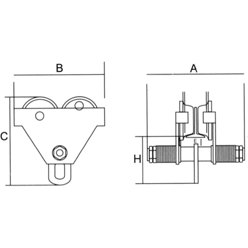 Chariot r&eacute;glable avec plaques de s&eacute;curit&eacute;, 1000 lb (0,5 tonne) Nuna Depot Inc.