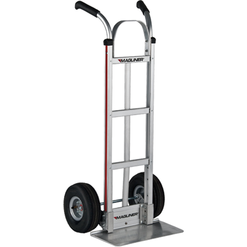 Knocked Down Hand Truck, Dual Handle, Aluminum, 48" Height, 500 lbs. Capacity Nuna Depot Inc.