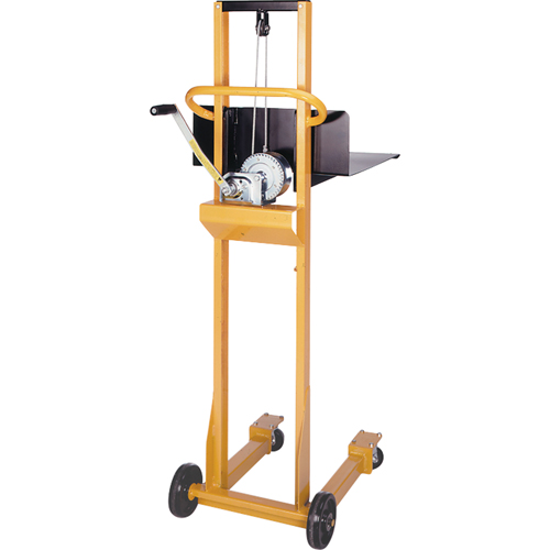 Easy-Lift Platform Lift Stacker, Hand Winch Operated, 500 lbs. Capacity, 52" Max Lift Nuna Depot Inc.