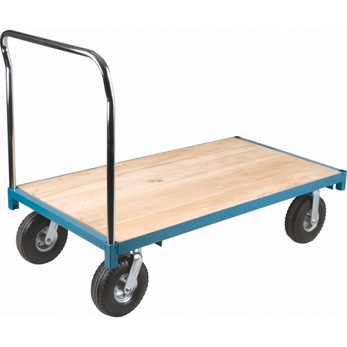 Heavy-Duty Platform Truck, 48" L x 24" W, 1200 lbs. Capacity, Pneumatic Casters Nuna Depot Inc.