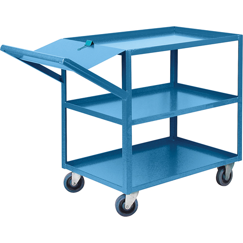 Order Picking Carts, 36" H x 24" W x 64" D, 3 Shelves, 1200 lbs. Capacity Nuna Depot Inc.