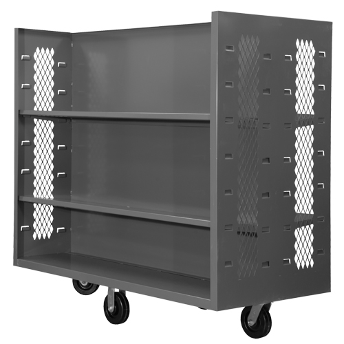 Wire Shelf Cart, Steel, 30" x 54" x 60", 1500 lbs. Capacity Nuna Depot Inc.