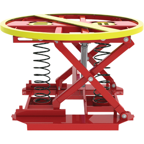 Pallet Pal&reg; 360 Spring Level Loader, 43-5/8" L x 43-5/8" W, 4500 lbs. Cap. Nuna Depot Inc.