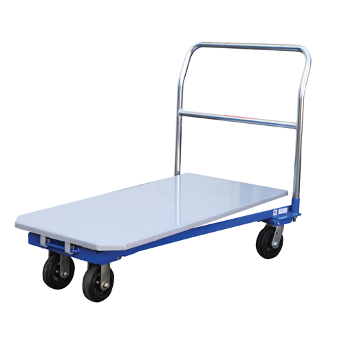 Platform Cart, 48" L x 24" W, 1500 lbs. Capacity, Mold-on Rubber Casters Nuna Depot Inc.