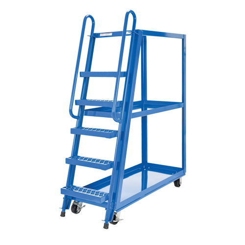 Stock Picking Cart, Steel, 21-7/8" W x 56-1/8" D, 3 Shelves, 1000 lbs. Capacity Nuna Depot Inc.