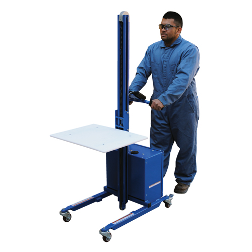 Gerbeur &agrave; plateforme &agrave; &eacute;l&eacute;vation rapide, M&eacute;canisme &eacute;lectrique, Capacit&eacute; de 175 lb, Levage max de 57" Nuna Depot Inc.