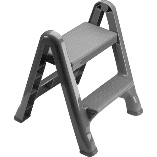 Folding Step Stool, 2 Steps, 19-1/2" x 20-1/2" x 22-3/4" High Nuna Depot Inc.