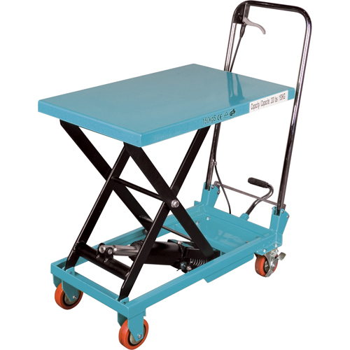 Heavy-Duty Hydraulic Scissor Lift Table, 27-1/2" L x 17-3/4" W, Steel, 330 lbs. Capacity Nuna Depot Inc.