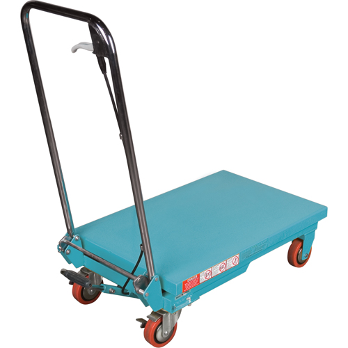 Heavy-Duty Hydraulic Scissor Lift Table, 27-1/2" L x 17-3/4" W, Steel, 330 lbs. Capacity Nuna Depot Inc.