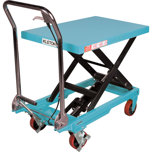 Heavy-Duty Hydraulic Scissor Lift Table, 32" L x 19-3/4" W, Steel, 660 lbs. Capacity Nuna Depot Inc.