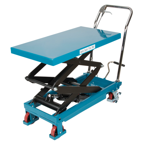 Heavy-Duty Hydraulic Scissor Lift Table, 35-3/4" L x 19-3/4" W, Steel, 770 lbs. Capacity Nuna Depot Inc.