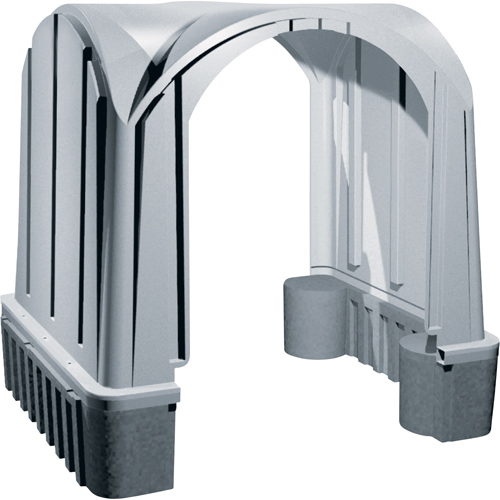 Outdoor Poly Shelters, 2 Walls, 7' L x 6' W x 7' H Nuna Depot Inc.