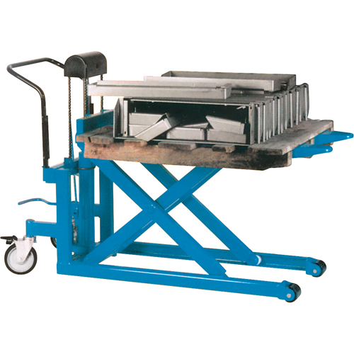 Chariots/tables hydrauliques de lev&eacute;e &agrave; ciseaux pour palettes, 42-1/2" lo x 27" la, Acier, Capacit&eacute; de 2200 lb Nuna Depot Inc.