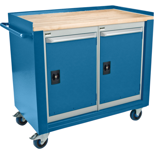 Industrial Duty Mobile Service Workbenches, Wood Surface Nuna Depot Inc.