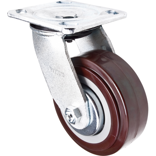 Roulette, Pivotant, 5" (127 mm), Polyur&eacute;thane, 650 lb (294 kg) Nuna Depot Inc.