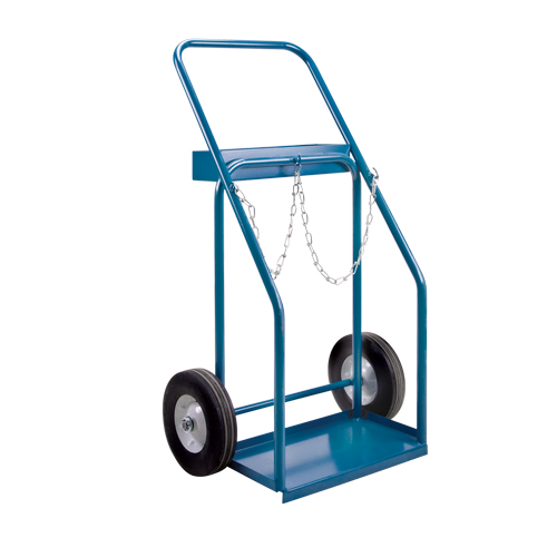 Gas Cylinder Carts, Semi-Pneumatic Wheels, 19" W x 10" L Base, 1000 lbs. Nuna Depot Inc.