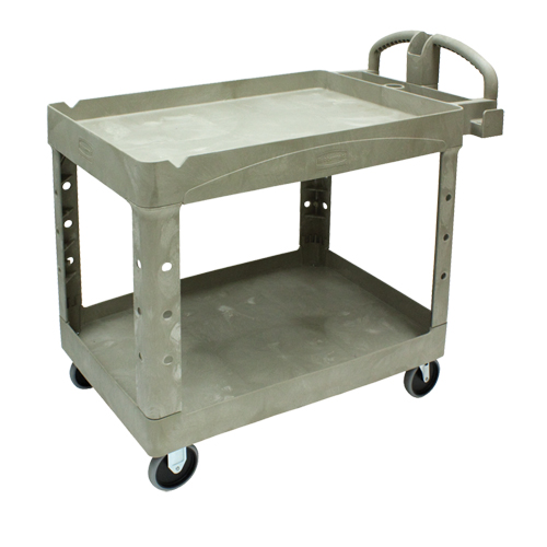 Heavy Duty Utility Cart - 4520-88, 2 Tiers, 25-1/4" x 39" x 44", 500 lbs. Capacity Nuna Depot Inc.