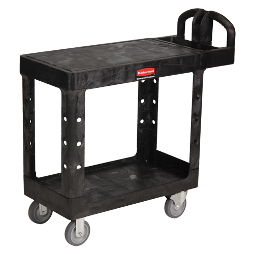 Flat Shelf Heavy Duty Utility Cart - 4505-00, 2 Tiers, 17-1/4" x 38-1/10" x 38-1/2", 500 lbs. Capacity Nuna Depot Inc.