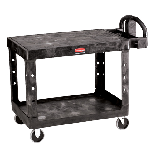 Flat Shelf Heavy Duty Utility Cart - 4525-00, 2 Tiers, 25-7/8" x 33-3/10" x 43-9/10", 500 lbs. Capacity Nuna Depot Inc.