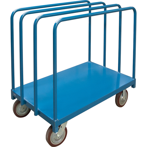Chariot robuste pour transport de panneaux avec rails &agrave; palier unique, 48" x 30" x 45", Capacit&eacute; 2500 lb Nuna Depot Inc.